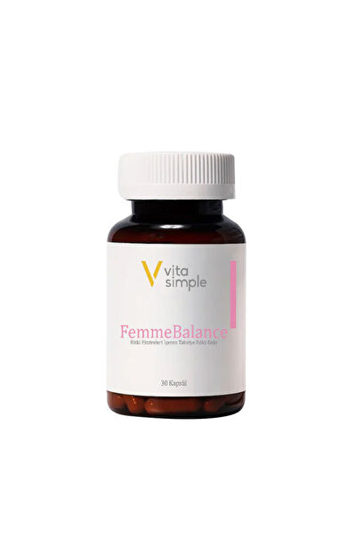 Vita Simple Femme Balance Bitkisel Ekstreleri İçeren Takviye Edici Gıda 30 Kapsül