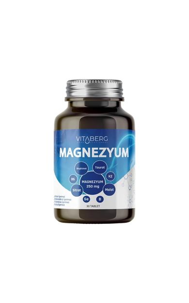 Vitaberg Magnezyum 250 mg Complex B6 30 Tablet