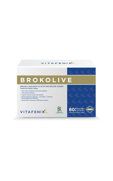 Vitafenix Brokolive Brokoli Ekstresi 60 Bitkisel Kapsül