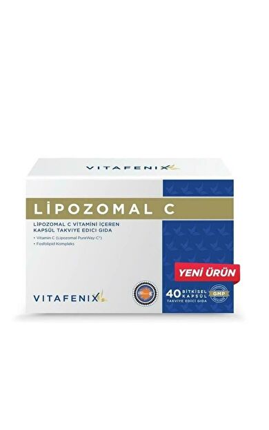 Vitafenix Lipozomal C İçeren Takviye Edici Gıda 40 Kapsül- SKT: 04/2028