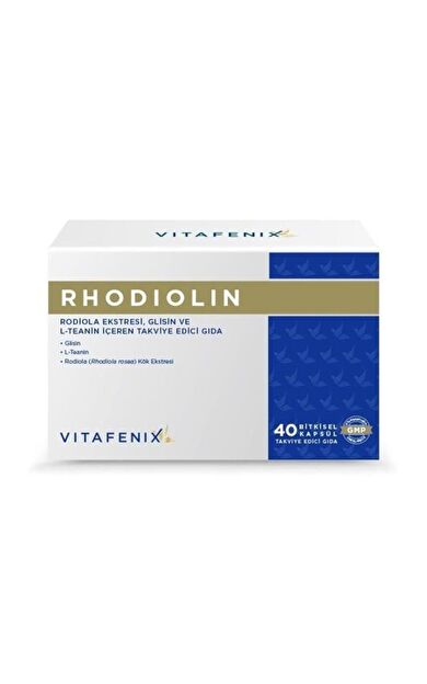 Vitafenix Rhodiolin Rodiola Kök Ekstresi 40 Kapsül- SKT: 04/2028