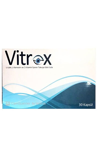 Vitrex C Vitamini Takviye Edici Gıda 30 Kapsül
