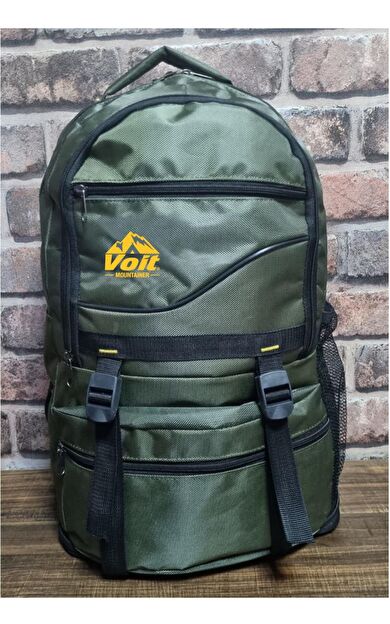 Voit Voit  Körüklü Dağcı Sırt Çantası  Özel   Kumaştan - Koyu Yeşil