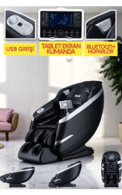 Voit Venom Masaj Koltuğu Tablet Ekran Kumandalı Bluetooth Hoparlörlü - KARGO BEDAVA - KURULUM GEREKTİRMEZ