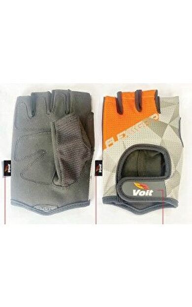 VOİT 7057 FİTNESS ELDİVENİ SMALL GRİ-TURUNCU