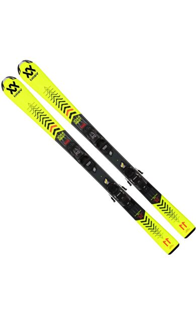 JR Racetiger Sarı VMotion  Kayak + 4.5 VMotion JR  Bağlama 90 CM