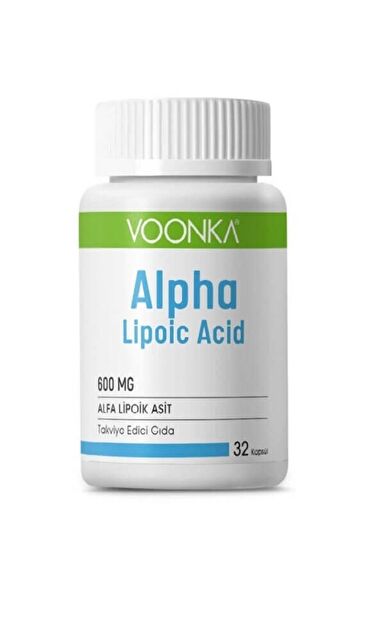 Voonka Alpha Lipoic Acid 600 mg 30 Kapsül