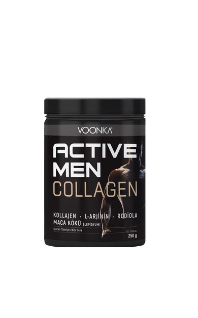 Voonka Collagen Active Man Yeşil Elma 250gr Toz