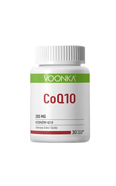 Voonka CoQ10 200mg 30 Yumuşak Kapsül