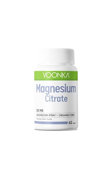 Voonka Magnezyum Sitrat 200mg 60 Tablet