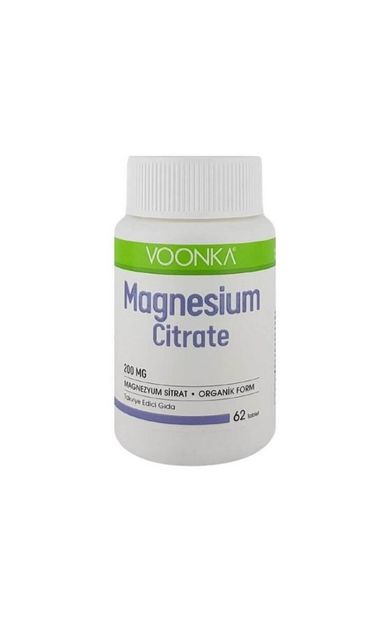 Voonka Magnezyum Sitrat 200mg 60 Tablet