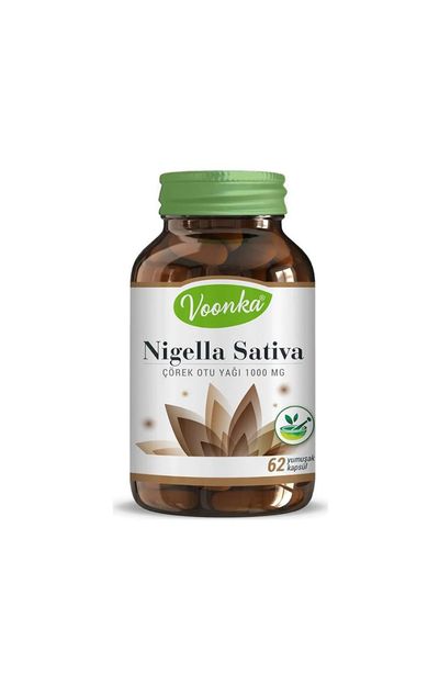 Voonka Nigella Çörek Otu Yağı 62 Kapsül