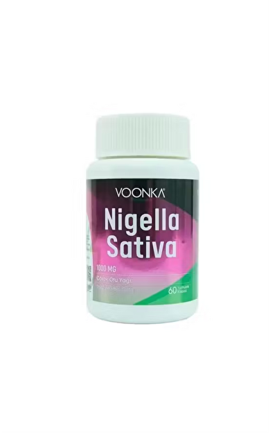 Voonka Nigella Sativa Çörek Otu Yağı 1000 Mg 60 Kapsül