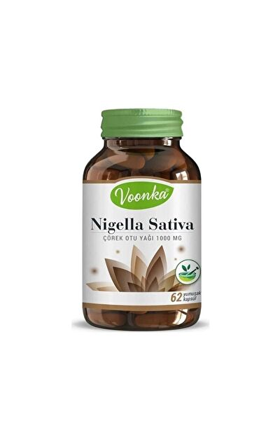 Voonka Nigella Sativa Çörek Otu Yağı 1000 Mg 60 Kapsül