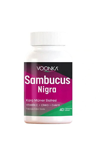 Voonka Voonka Sambucus Nigra 40 Çiğneme Tableti