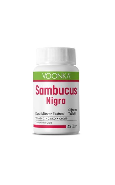 Voonka Sambucus Nigra 42 Çiğneme Tablet