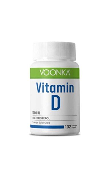 Voonka Vitamin D İçeren Takviye Edici Gıda 90 Kapsül