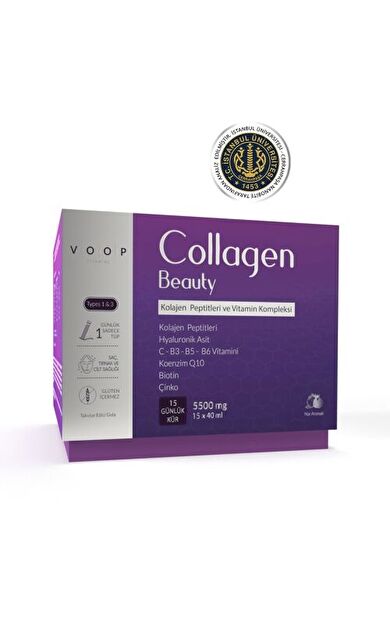 Voop Collagen Beauty Kolajen 15'Li Kür 15*40 Ml