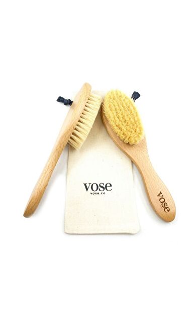 Vose Ahşap Yumuşak Bebek Saç Fırçası