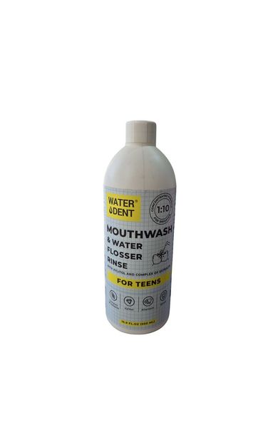 Waterdent Mouthwash Water Flosser Rinse For Teens 500 ml