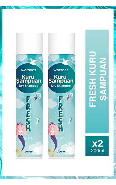 Kuru Şampuan Fresh 200 ml 2 Adet