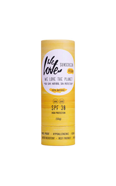 We Love The Planet Natural Sunscreen SPF 30 Stick 50 gr