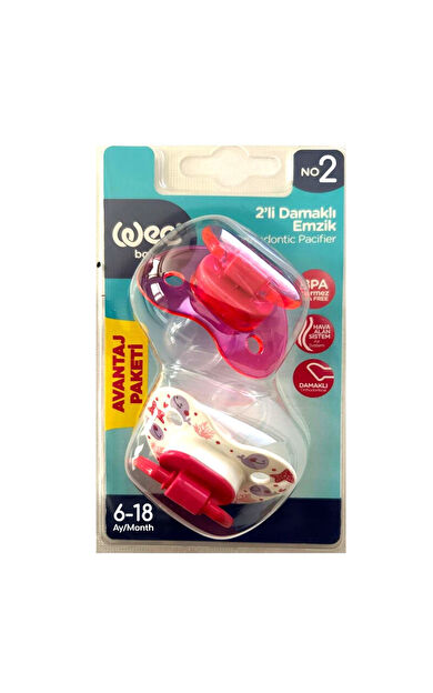 Wee Baby 2 li Damaklı Emzik Avantaj Paketi 6-18 Ay 438