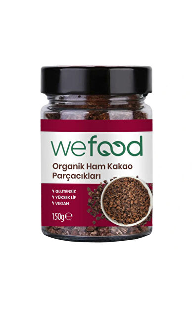 WEFOOD Organik Ham Kakao Parçacıkları 150g
