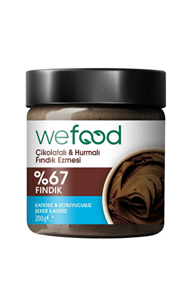 WEFOOD Çikolatalı Hurmalı Fındık Ezmesi 200g