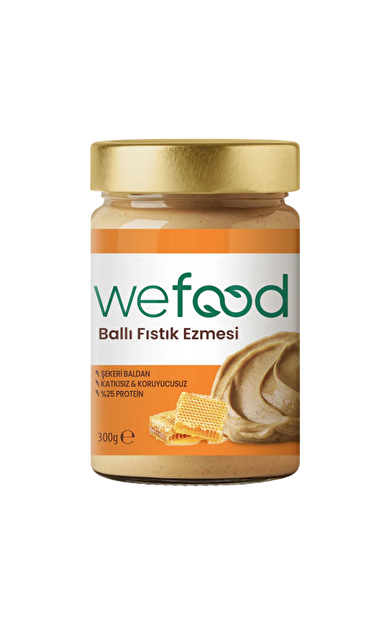 WEFOOD Ballı Fıstık Ezmesi 300g