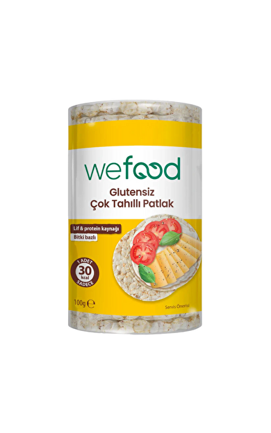 WEFOOD Çok Tahıllı Patlak 100g