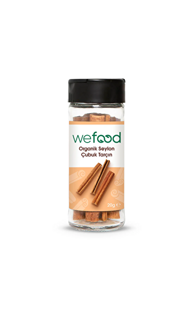 WEFOOD Organik Seylon Tarçın Çubuk 20g