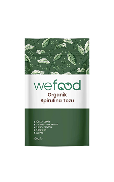 WEFOOD Organik Spirulina Tozu 100g