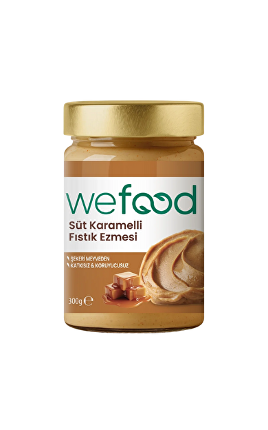 WEFOOD Süt Karamelli Fıstık Ezmesi 300g