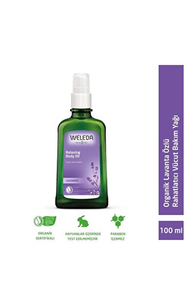 Weleda Organik Lavanta Özlü Rahatlatıcı Vücut Bakım Yağı 100ml