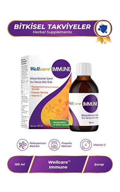 Wellcare Immune Şurup 150 ml