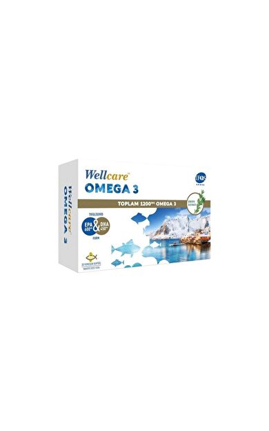 Wellcare Omega 3 Balık Yağı 1200 mg 30 Kapsül
