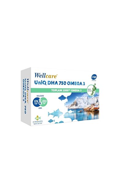 Wellcare Omega 3 Balık Yağı 750 mg 30 Kapsül