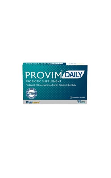 Wellcare Provim Daily Probiyotik Takviye Edici Gıda 30 Kapsül