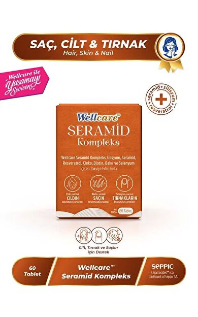 Wellcare Seramid Kompleks 60 Tablet