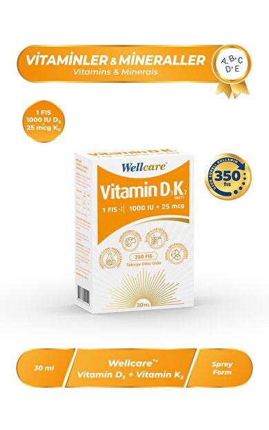 Wellcare Vitamin D3 + K2 30 ml