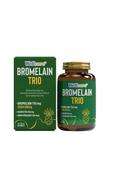 Wellcare Bromelain TRIO 60 Tablet