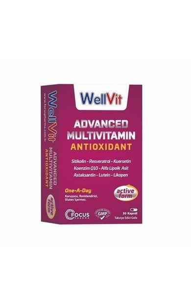 Wellvit Advanced Multivitamin 30 Kapsül