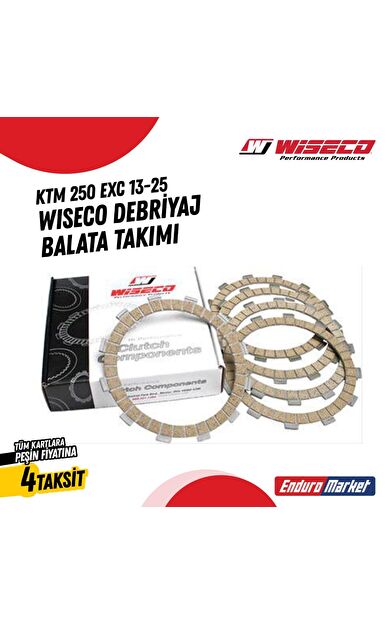Ktm 250  EXC 250-TPİ 14-25 Wıseco Debriyaj Balata Takımı