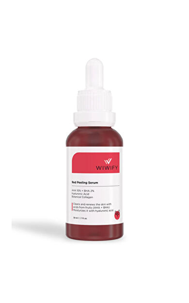 WIWIFY AHA BHA Red Peeling Cilt Serumu 30 ml