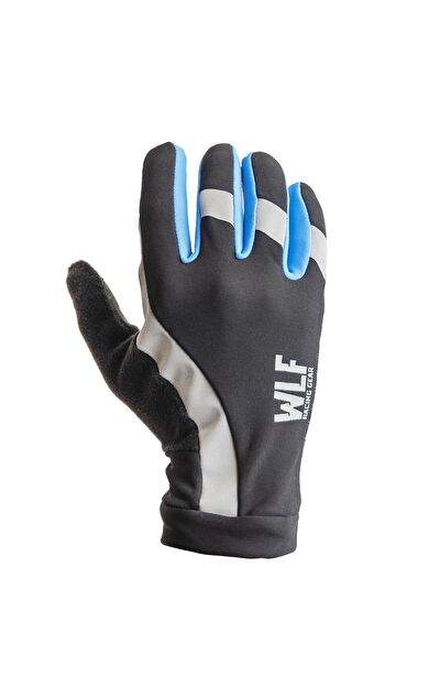 WLF RACING MX CROSS ELDİVEN SİYAH MAVİ