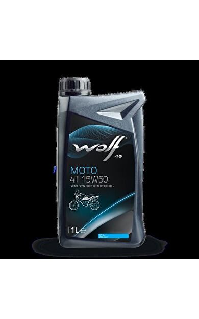 Wolf Moto 4T 15W50 Sentetik Motor Yağı
