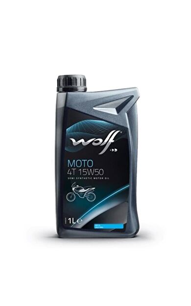 Wolf Moto 4T 15W50 Sentetik Motor Yağı
