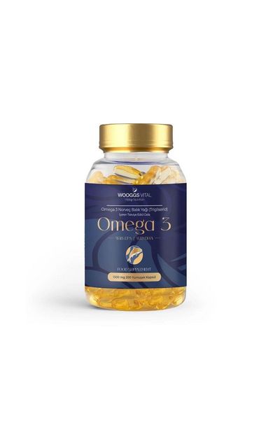 Wooggs Vital Omega 3 Norveç Balık Yağı 200 Kapsül