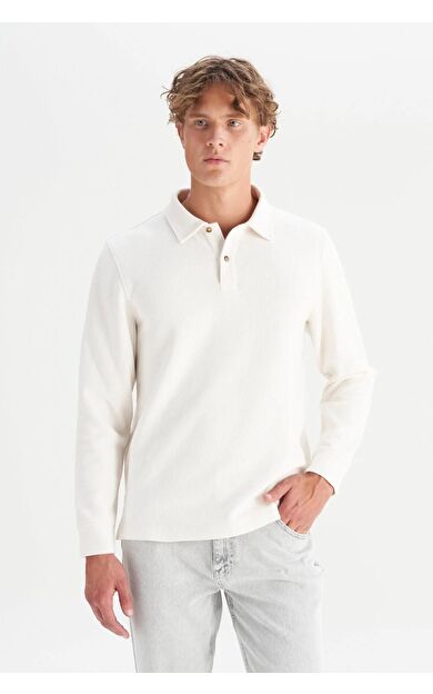 Wrangler Erkek Polo Yaka Sweatshirt W2520381104